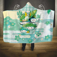 Japanese Kawaii Sushi Hooded Blanket Green Wagara Palaka This Is How I Roll