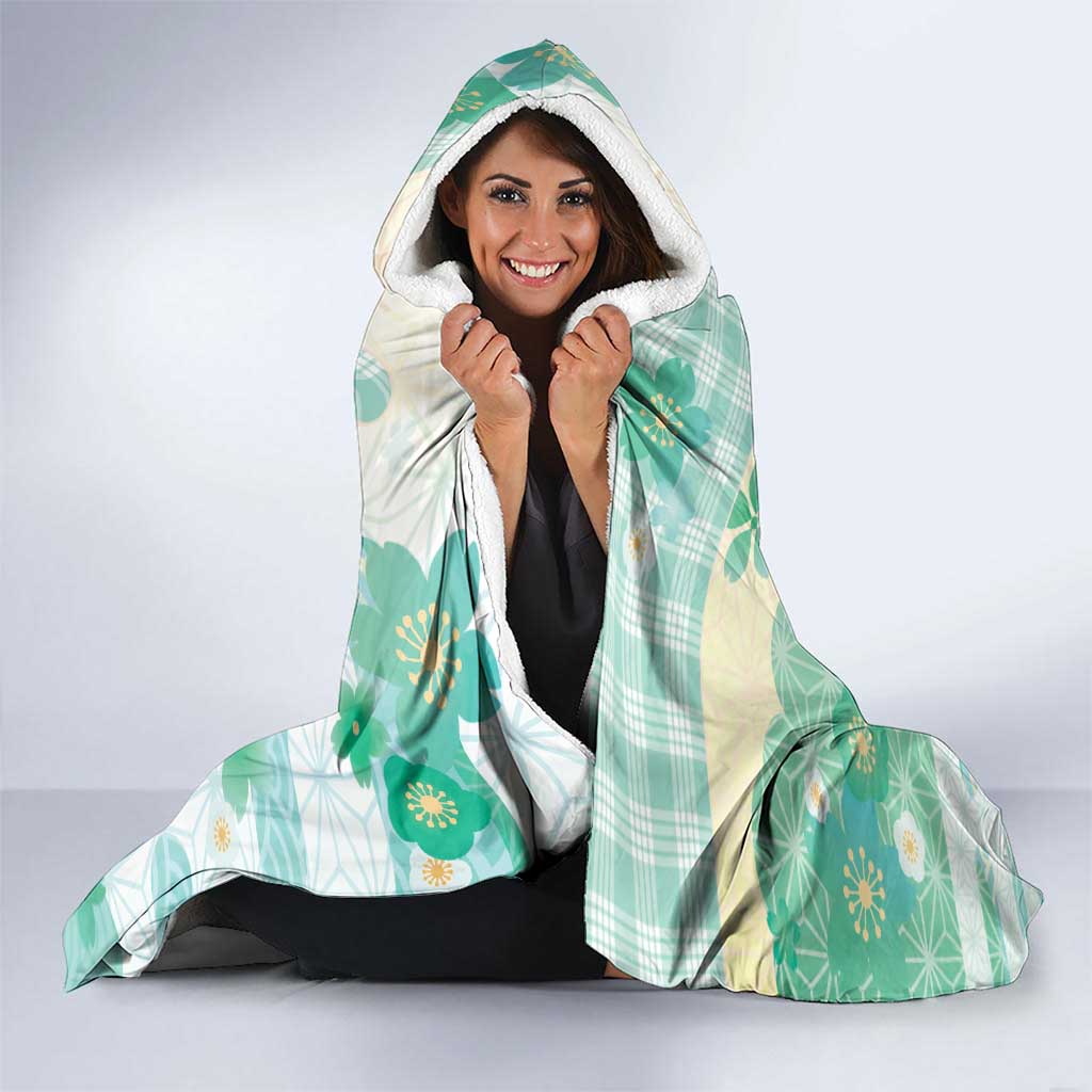 Japanese Kawaii Sushi Hooded Blanket Green Wagara Palaka This Is How I Roll