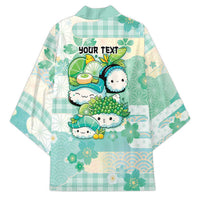 Personalized Japanese Kawaii Sushi Kimono Green Wagara Palaka This Is How I Roll