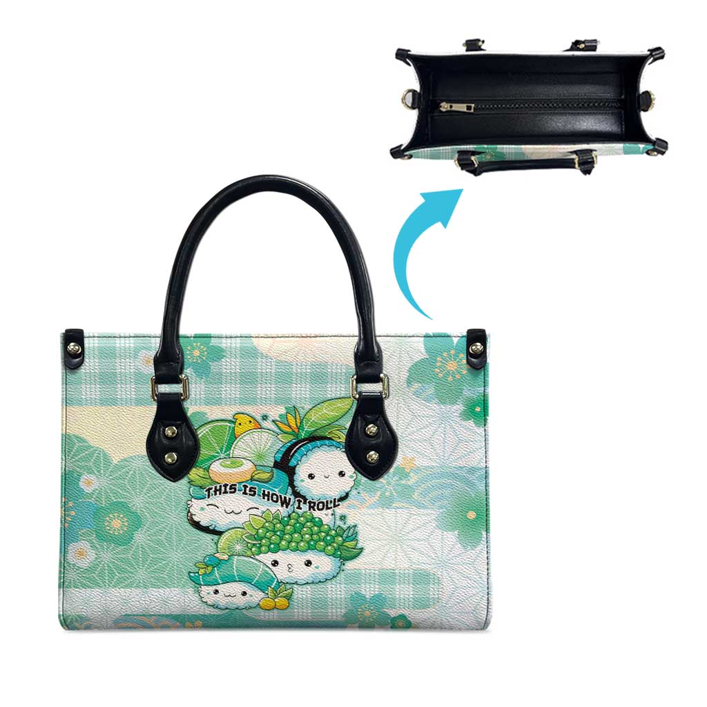 Japanese Kawaii Sushi Leather Bag Green Wagara Palaka This Is How I Roll