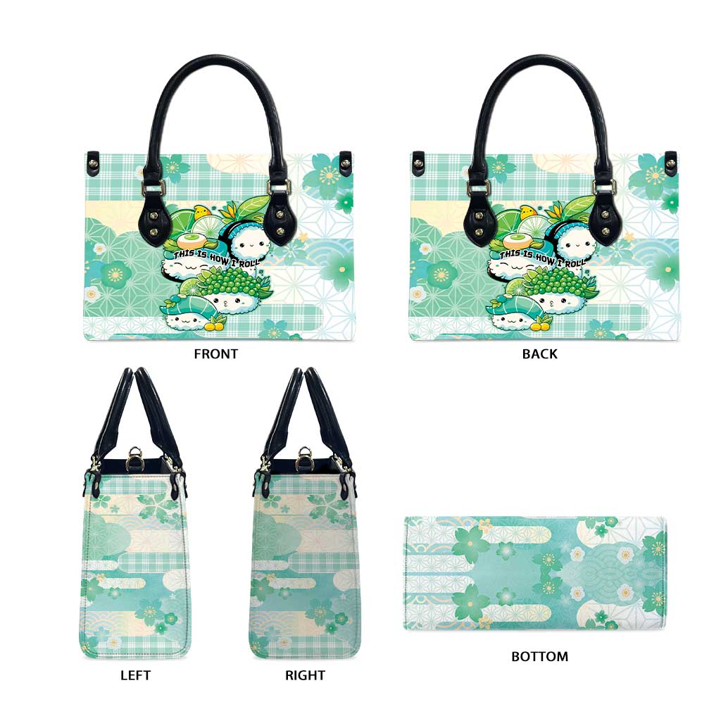 Japanese Kawaii Sushi Leather Bag Green Wagara Palaka This Is How I Roll