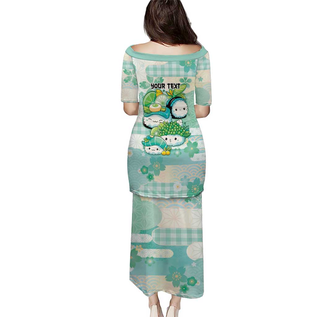 Personalized Japanese Kawaii Sushi Puletasi Green Wagara Palaka This Is How I Roll