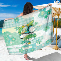 Japanese Kawaii Sushi Sarong Green Wagara Palaka This Is How I Roll