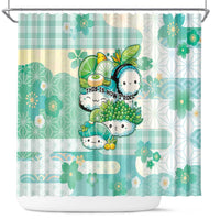 Japanese Kawaii Sushi Shower Curtain Green Wagara Palaka This Is How I Roll