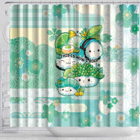 Japanese Kawaii Sushi Shower Curtain Green Wagara Palaka This Is How I Roll