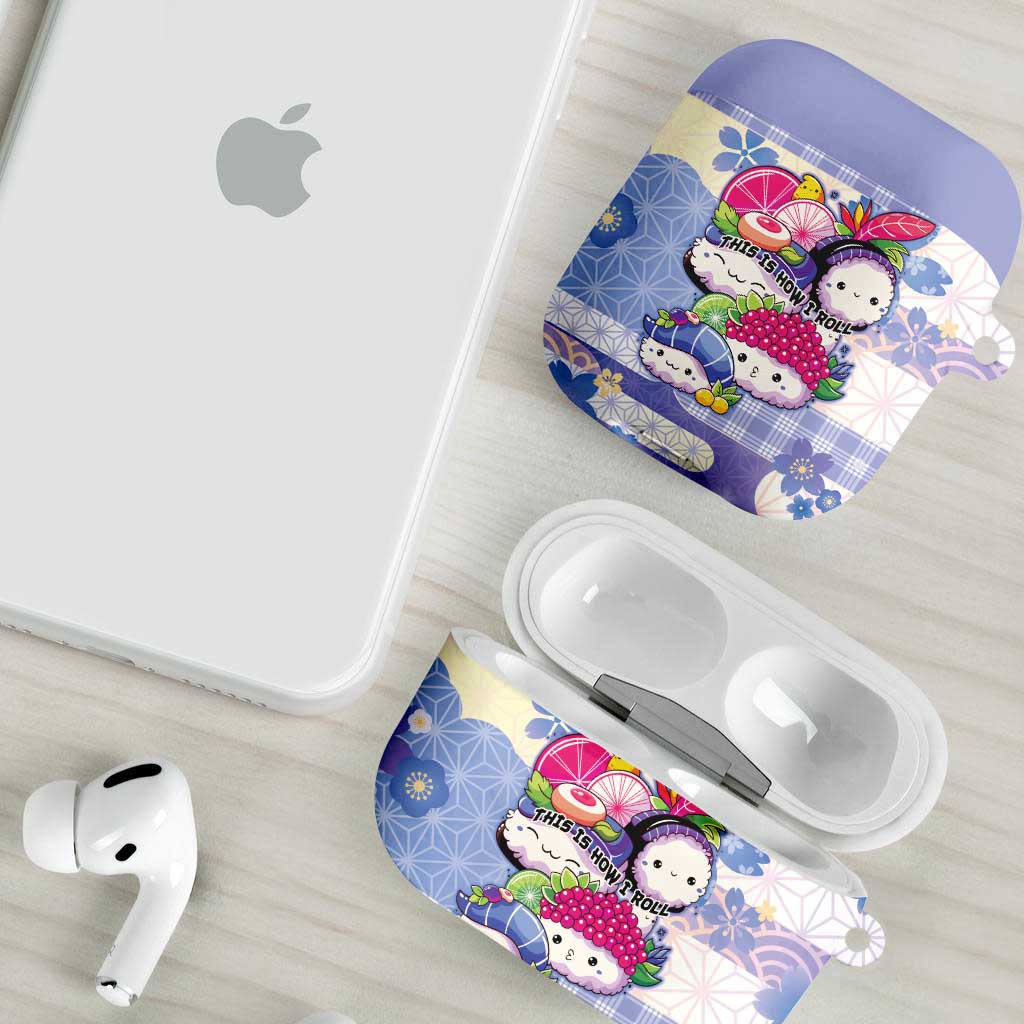 Japanese Kawaii Sushi AirPods Case Blue Wagara Palaka This Is How I Roll