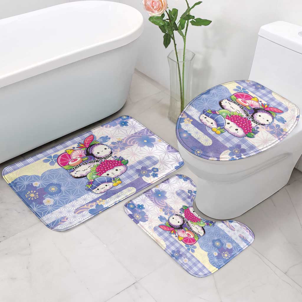 Japanese Kawaii Sushi Bathroom Set Blue Wagara Palaka This Is How I Roll