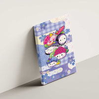 Japanese Kawaii Sushi Canvas Wall Art Blue Wagara Palaka This Is How I Roll