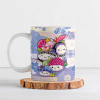 Personalized Japanese Kawaii Sushi Ceramic Mug Blue Wagara Palaka This Is How I Roll