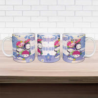 Personalized Japanese Kawaii Sushi Ceramic Mug Blue Wagara Palaka This Is How I Roll