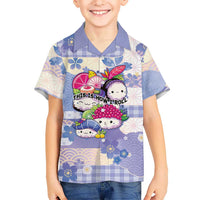 Personalized Japanese Kawaii Sushi Hawaiian Shirt Blue Wagara Palaka This Is How I Roll