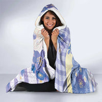 Japanese Kawaii Sushi Hooded Blanket Blue Wagara Palaka This Is How I Roll LT9 - Polynesian Pride