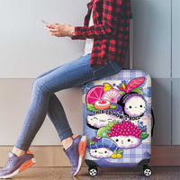 Japanese Kawaii Sushi Luggage Cover Blue Wagara Palaka This Is How I Roll