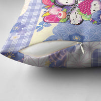 Japanese Kawaii Sushi Pillow Cover Blue Wagara Palaka This Is How I Roll