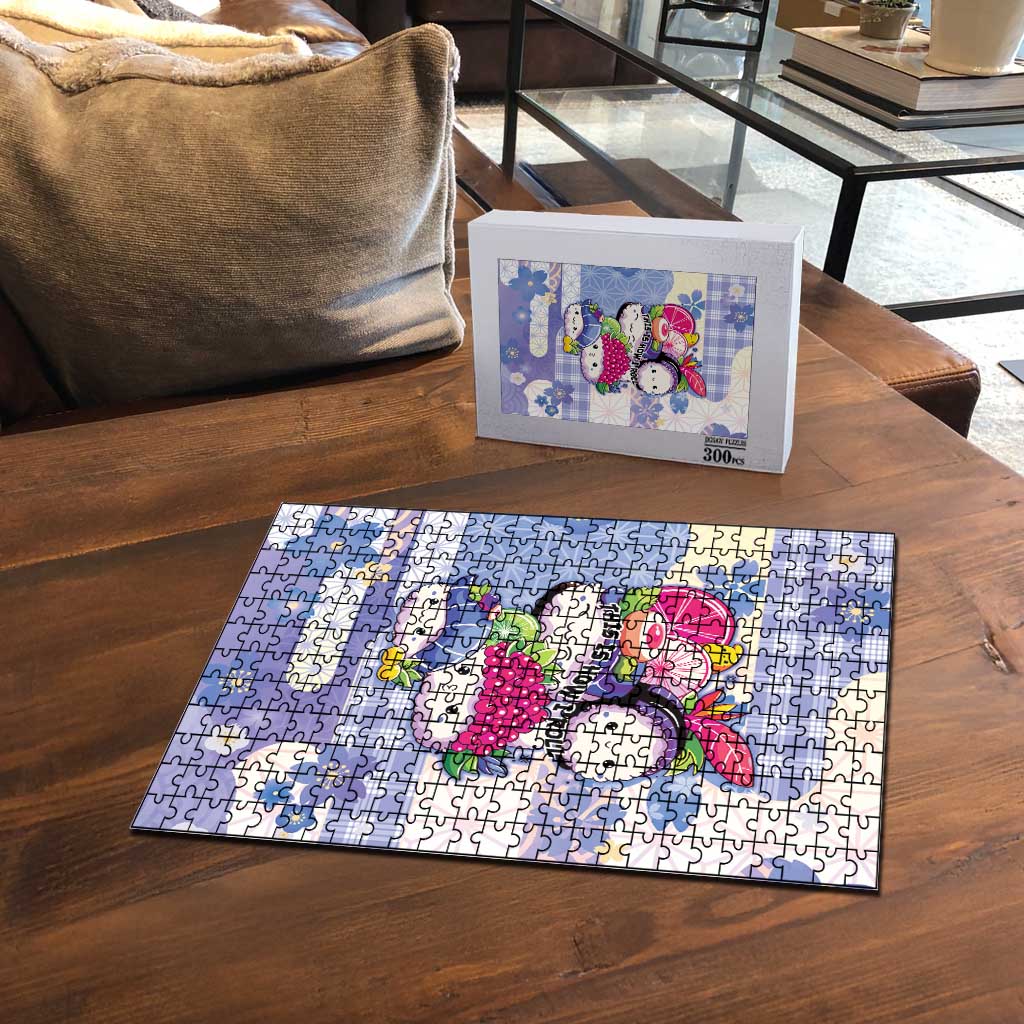 Japanese Kawaii Sushi Puzzle Blue Wagara Palaka This Is How I Roll