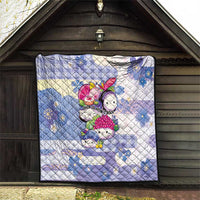 Japanese Kawaii Sushi Quilt Blue Wagara Palaka This Is How I Roll