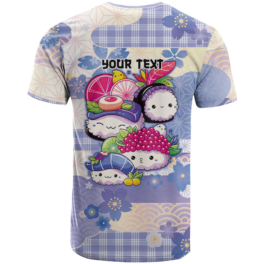 Personalized Japanese Kawaii Sushi T Shirt Blue Wagara Palaka This Is How I Roll