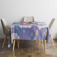 Japanese Kawaii Sushi Tablecloth Blue Wagara Palaka This Is How I Roll LT9 - Polynesian Pride