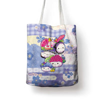 Japanese Kawaii Sushi Tote Bag Blue Wagara Palaka This Is How I Roll