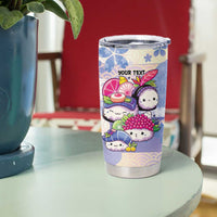 Personalized Japanese Kawaii Sushi Tumbler Cup Blue Wagara Palaka This Is How I Roll
