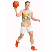 Personalized Japanese Kawaii Sushi Basketball Jersey Peach Wagara Palaka This Is How I Roll
