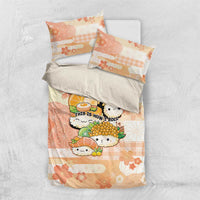 Japanese Kawaii Sushi Bedding Set Peach Wagara Palaka This Is How I Roll