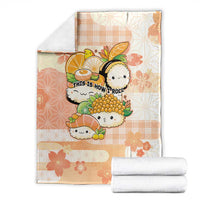 Japanese Kawaii Sushi Blanket Peach Wagara Palaka This Is How I Roll