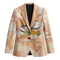 Personalized Japanese Kawaii Sushi Blazer Peach Wagara Palaka This Is How I Roll