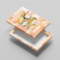 Japanese Kawaii Sushi Canvas Wall Art Peach Wagara Palaka This Is How I Roll