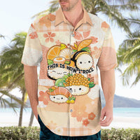 Personalized Japanese Kawaii Sushi Hawaiian Shirt Peach Wagara Palaka This Is How I Roll