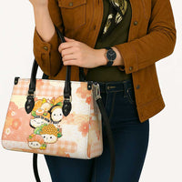 Japanese Kawaii Sushi Leather Bag Peach Wagara Palaka This Is How I Roll LT9 - Polynesian Pride