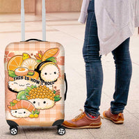 Japanese Kawaii Sushi Luggage Cover Peach Wagara Palaka This Is How I Roll