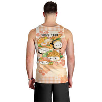 Personalized Japanese Kawaii Sushi Men Tank Top Peach Wagara Palaka This Is How I Roll