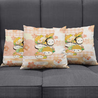 Japanese Kawaii Sushi Pillow Cover Peach Wagara Palaka This Is How I Roll