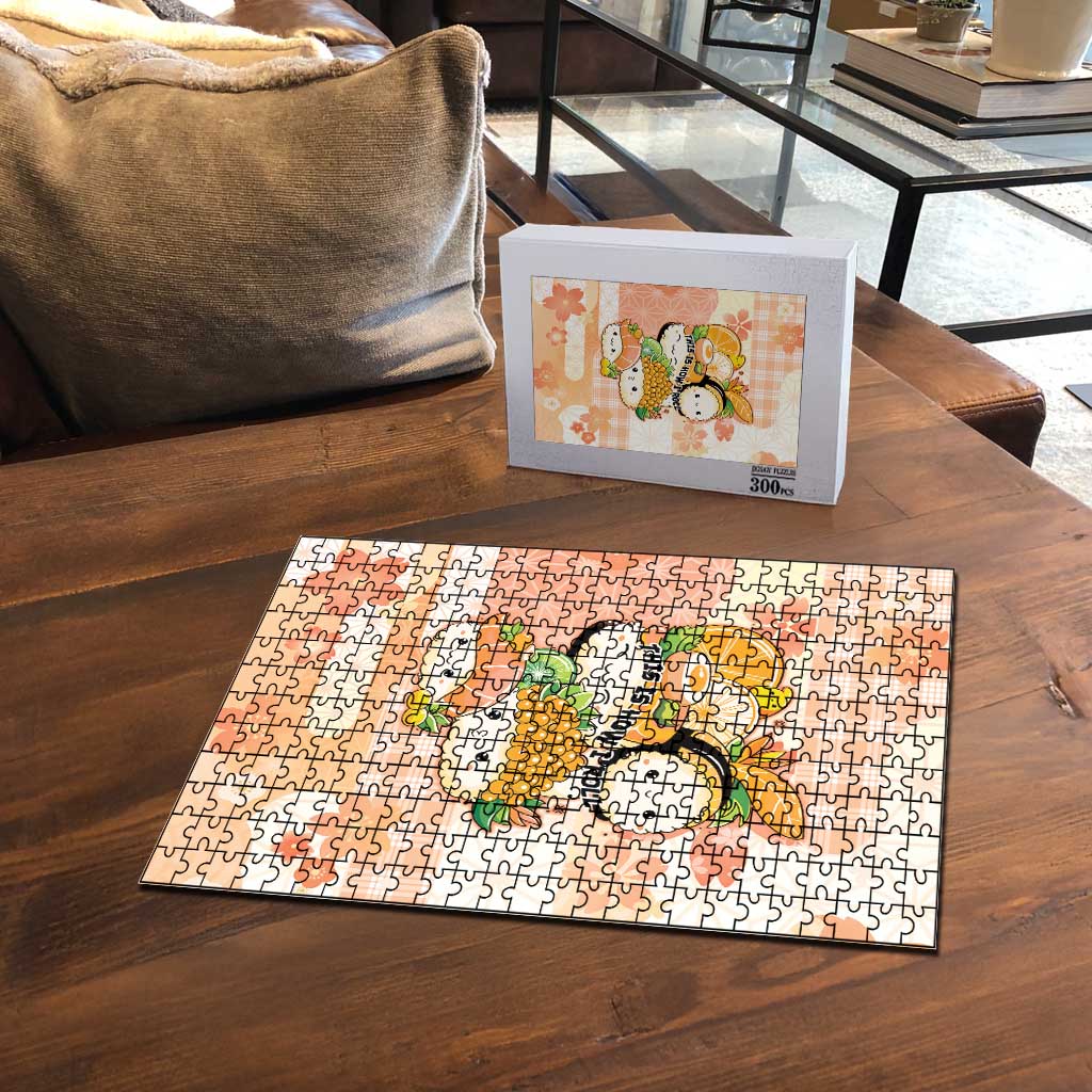 Japanese Kawaii Sushi Puzzle Peach Wagara Palaka This Is How I Roll