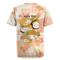 Personalized Japanese Kawaii Sushi Rugby Jersey Peach Wagara Palaka This Is How I Roll