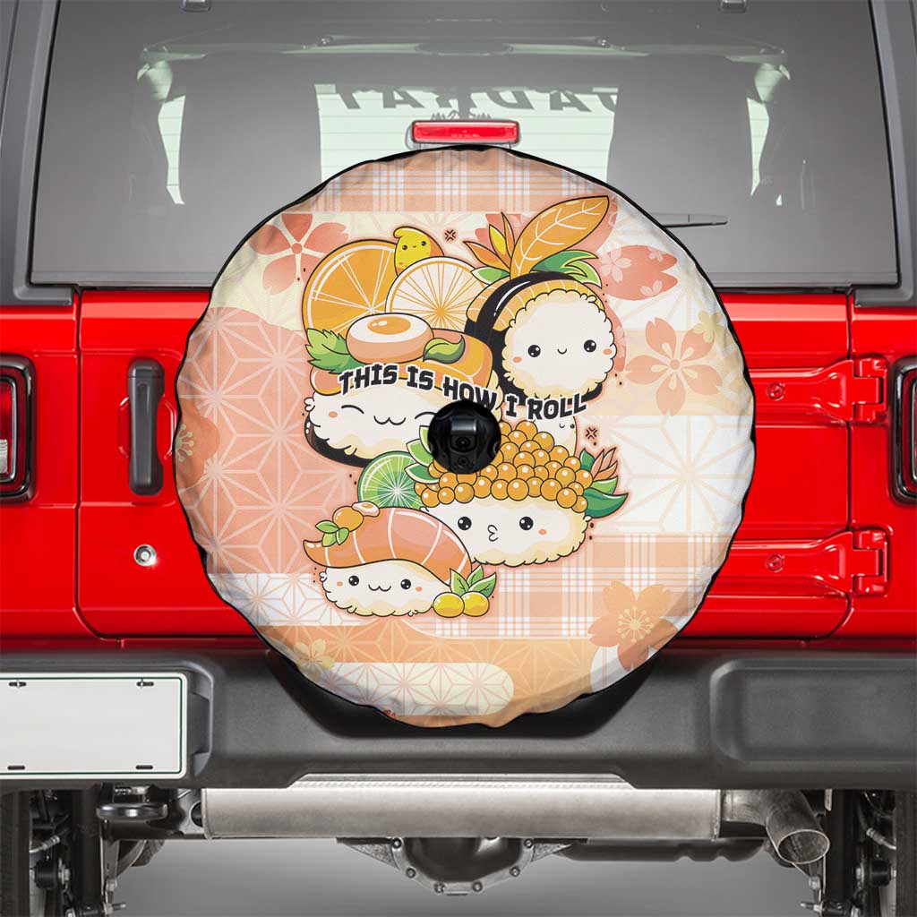 Japanese Kawaii Sushi Spare Tire Cover Peach Wagara Palaka This Is How I Roll