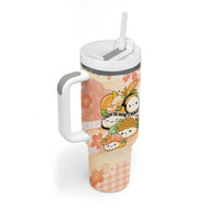 Personalized Japanese Kawaii Sushi Tumbler With Handle Peach Wagara Palaka This Is How I Roll