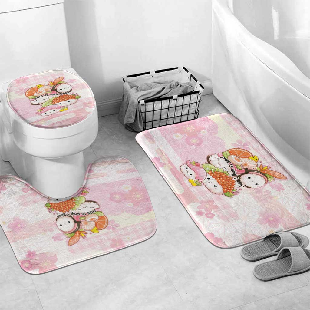 Japanese Kawaii Sushi Bathroom Set Pink Wagara Palaka This Is How I Roll