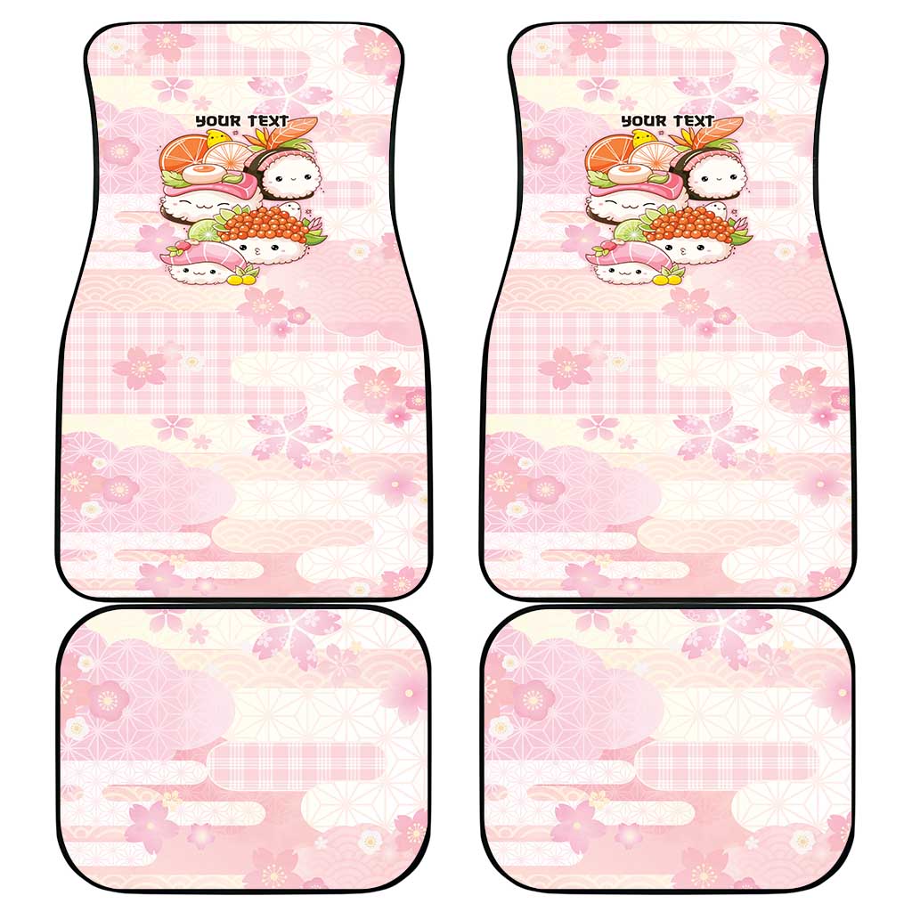 Personalized Japanese Kawaii Sushi Car Mats Pink Wagara Palaka This Is How I Roll
