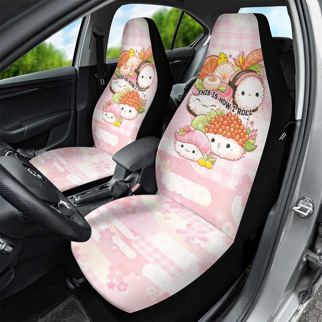 Japanese Kawaii Sushi Car Seat Cover Pink Wagara Palaka This Is How I Roll