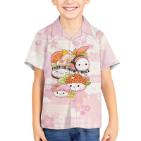 Personalized Japanese Kawaii Sushi Family Matching Mermaid Dress and Hawaiian Shirt Pink Wagara Palaka This Is How I Roll