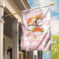 Japanese Kawaii Sushi Garden Flag Pink Wagara Palaka This Is How I Roll