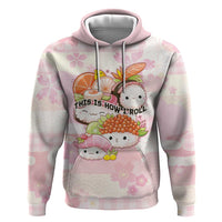 Personalized Japanese Kawaii Sushi Hoodie Pink Wagara Palaka This Is How I Roll