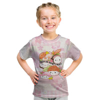 Personalized Japanese Kawaii Sushi Kid T Shirt Pink Wagara Palaka This Is How I Roll