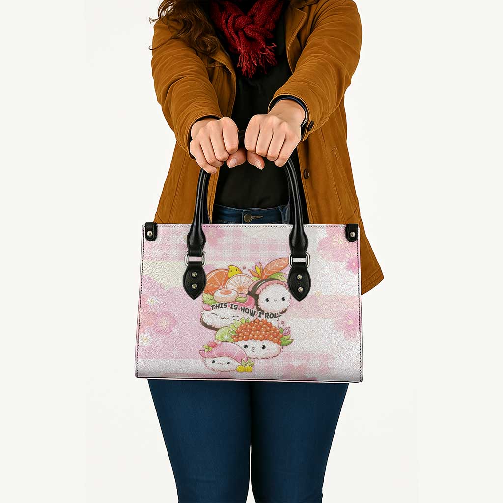 Japanese Kawaii Sushi Leather Bag Pink Wagara Palaka This Is How I Roll