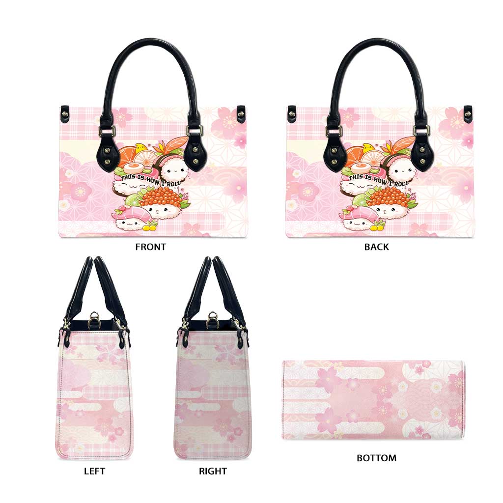 Japanese Kawaii Sushi Leather Bag Pink Wagara Palaka This Is How I Roll