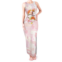 Personalized Japanese Kawaii Sushi Tank Maxi Dress Pink Wagara Palaka This Is How I Roll
