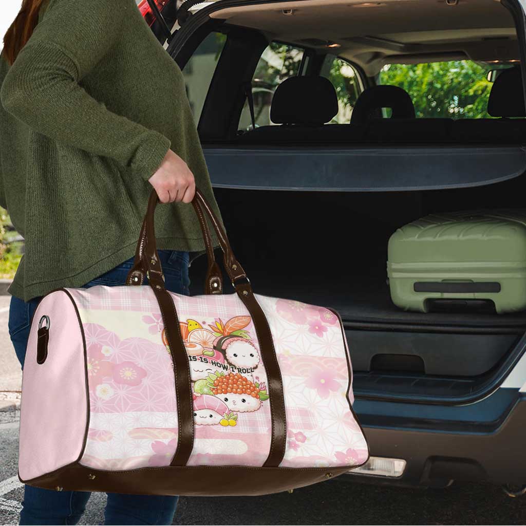 Japanese Kawaii Sushi Travel Bag Pink Wagara Palaka This Is How I Roll
