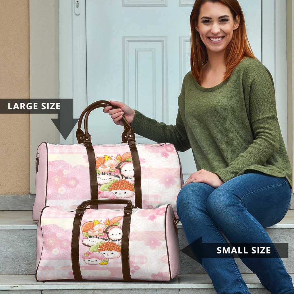 Japanese Kawaii Sushi Travel Bag Pink Wagara Palaka This Is How I Roll
